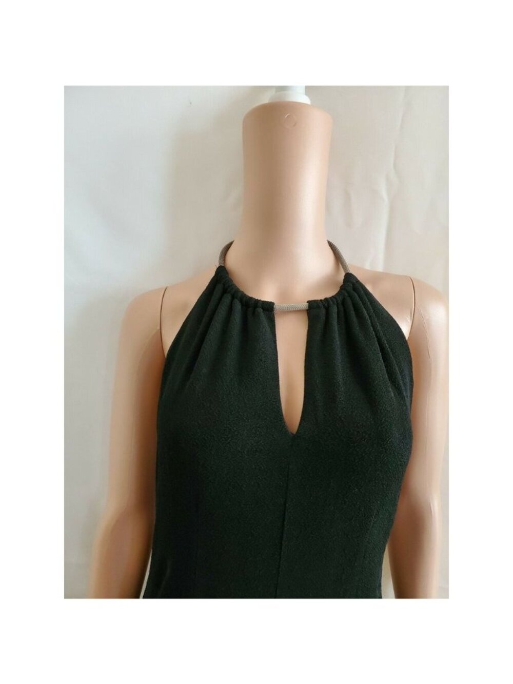 Alchemy New‎ York Black Halter Open-Back Wide-Leg Eveningwear Jumpsuit Women's 8 - Picture 5 of 10
